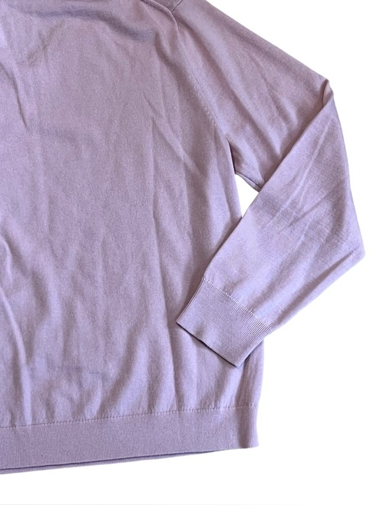 J. Crew Men’s Sz XL Pink 100% Merino WoolV-Neck Sweater - Picture 9 of 12